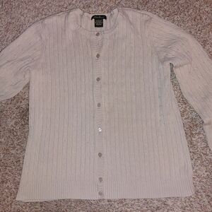 Eddie Bauer Women's Button Up Sweater Size Large